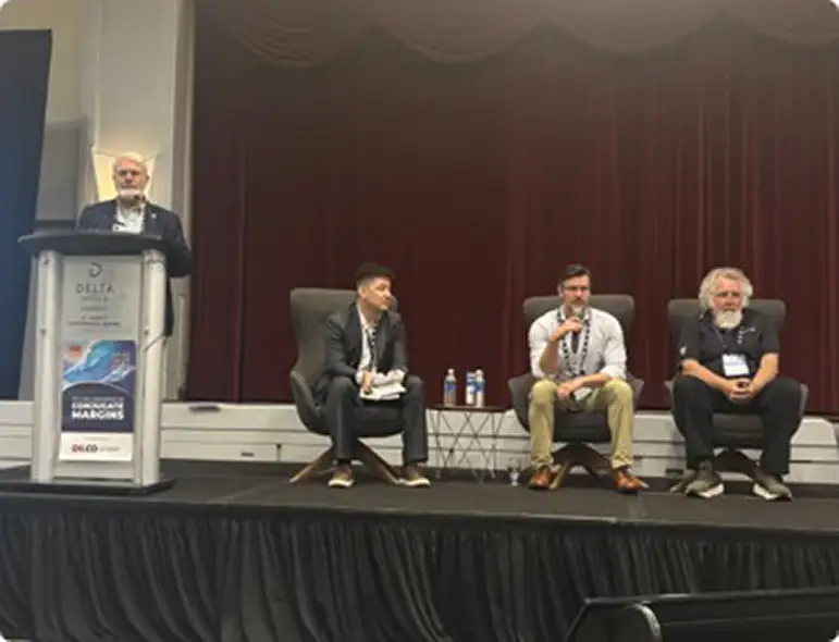 Panel discussion at the EAGE conference where Schooner Energy joined industry, government and academic participants to discuss CCUS and Atlantic conjugate margin insights